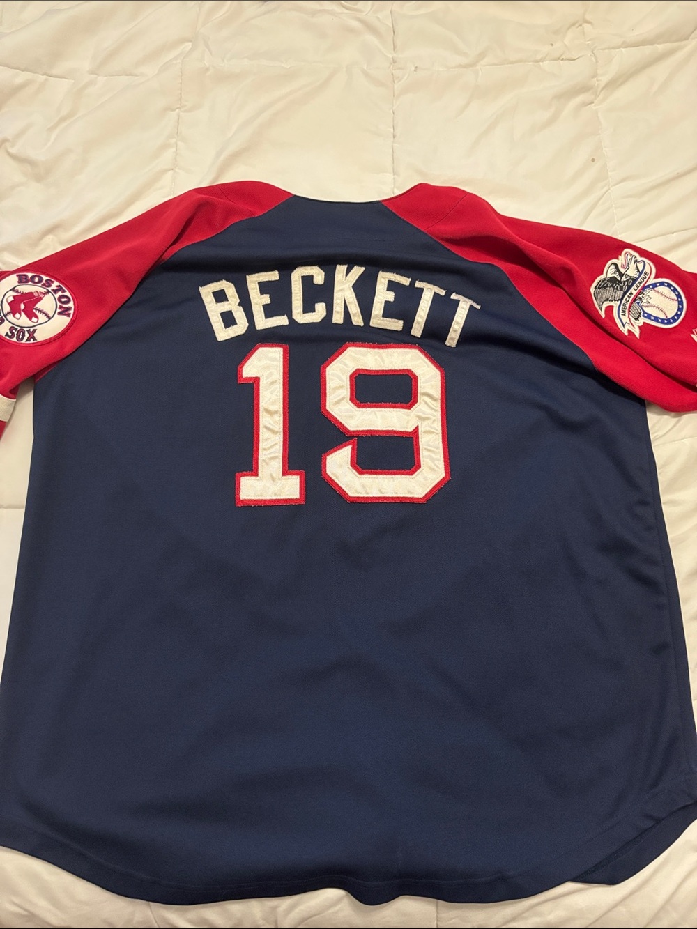 Vintage Josh Beckett Boston Red Sox Jersey